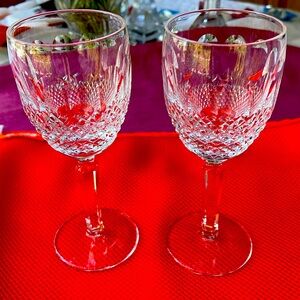 Set of 2 Waterford Crystal glasses Colleen pattern